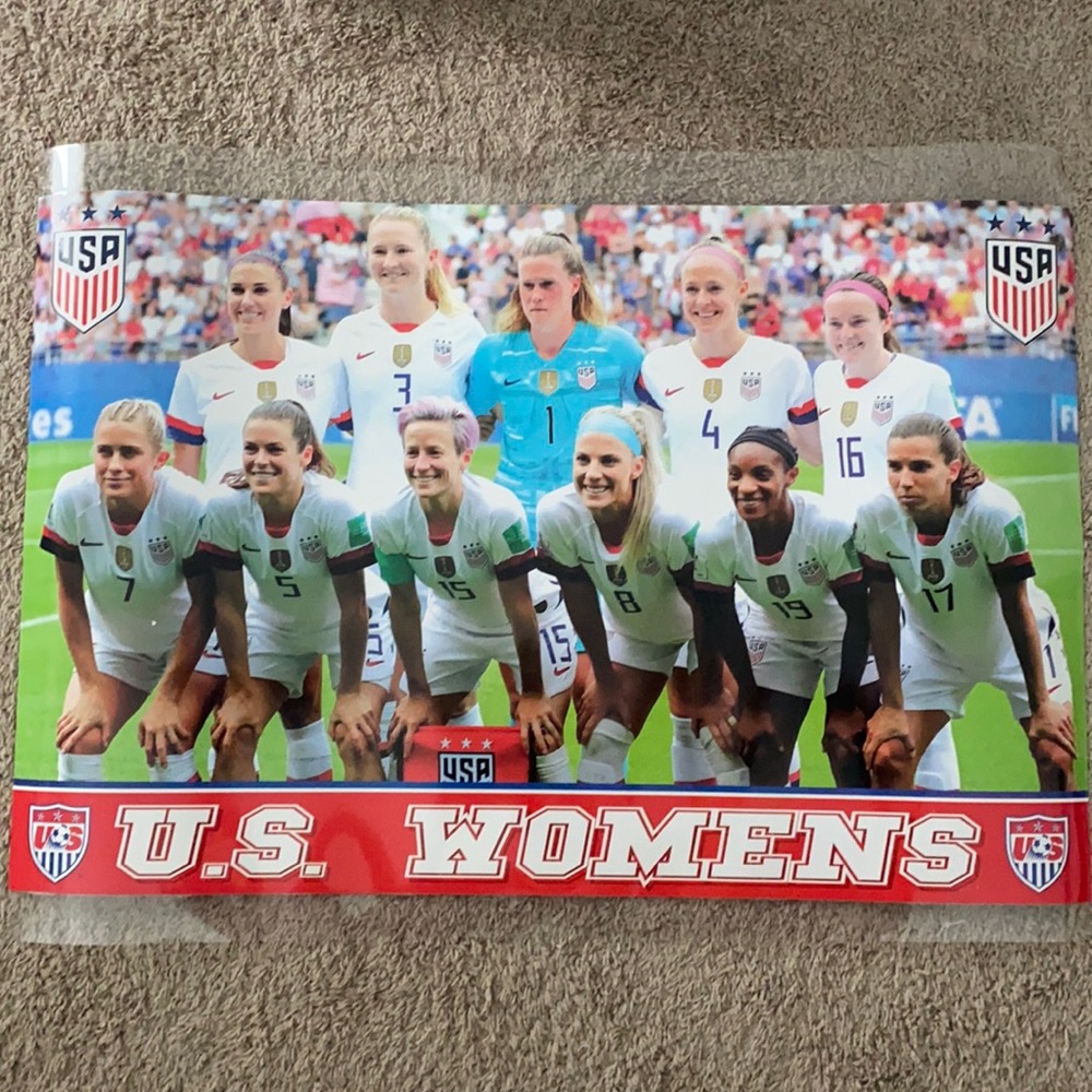 US women’s national soccer team poster!!